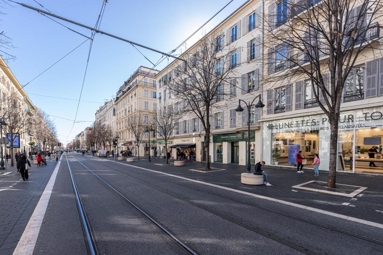 Jean Medecin Av - Large 2 Bdrs Central Ac Nice Buitenkant foto